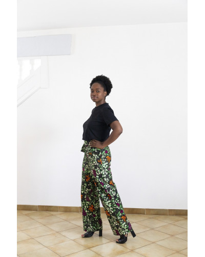 Buy Black High Rise Floral Pants For Women Online in India | VeroModa
